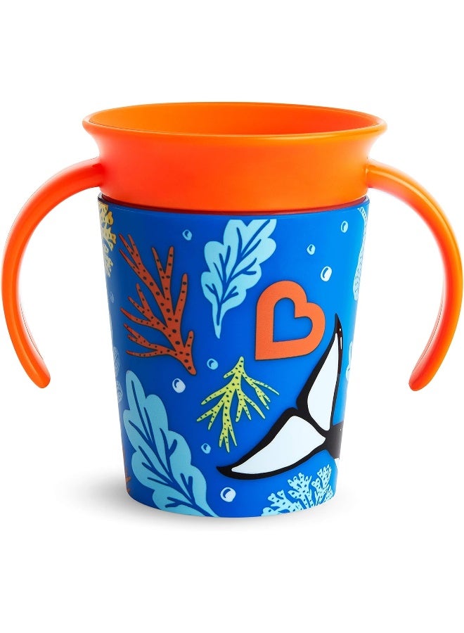 مونشكين Munchkin Miracle 360 Wildlove Trainer Cup, 6 Oz, Orca - Image 4