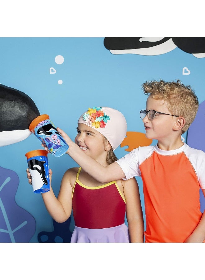 مونشكين Munchkin Miracle 360 Wildlove Trainer Cup, 6 Oz, Orca - Image 2