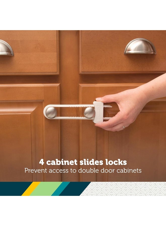 Safety 1st Home Safeguarding and Childproofing Set (80 Pcs), White - Image 3