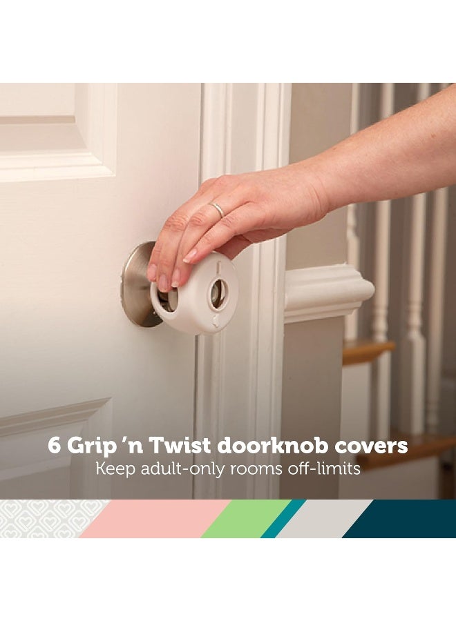 Safety 1st Home Safeguarding and Childproofing Set (80 Pcs), White - Image 4