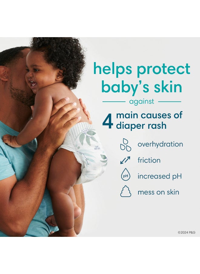 Pampers Pure Protection Diapers Newborn - Size 0, 128 Count, Hypoallergenic Premium Disposable Baby Diapers - Image 3