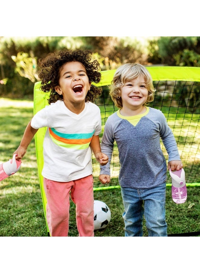 مونشكين كوب شرب للأطفال من مانشكن® Flip & Go™ مع قشة، 12 أونصة، مادة تريتان فائقة المتانة، بنفسجي - Image 5