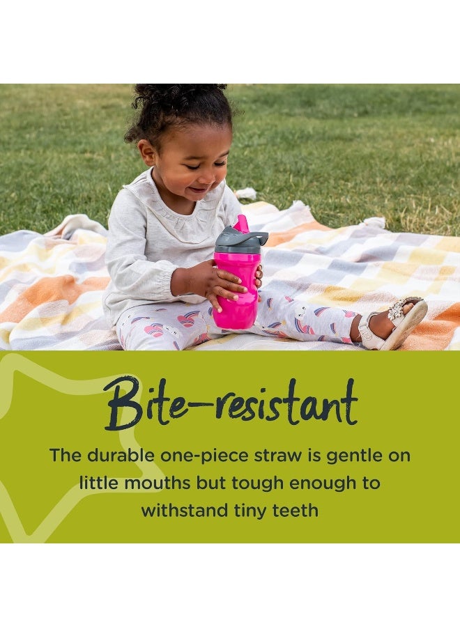 تومي تيبي كوب تومى تيبى المعزول مع قشة للأطفال – 12+ شهر، 1 حزمة، وردي 549358 - Image 4