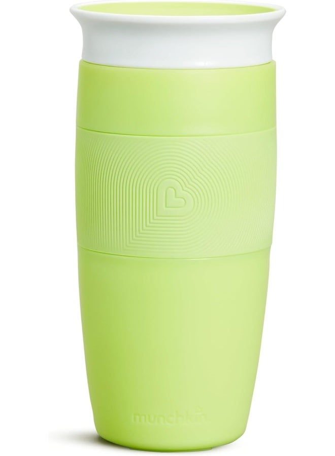 مونشكين Munchkin Sippy Cup for Toddlers, Miracle 360 Cup, 14 Ounce, Green - Image 1