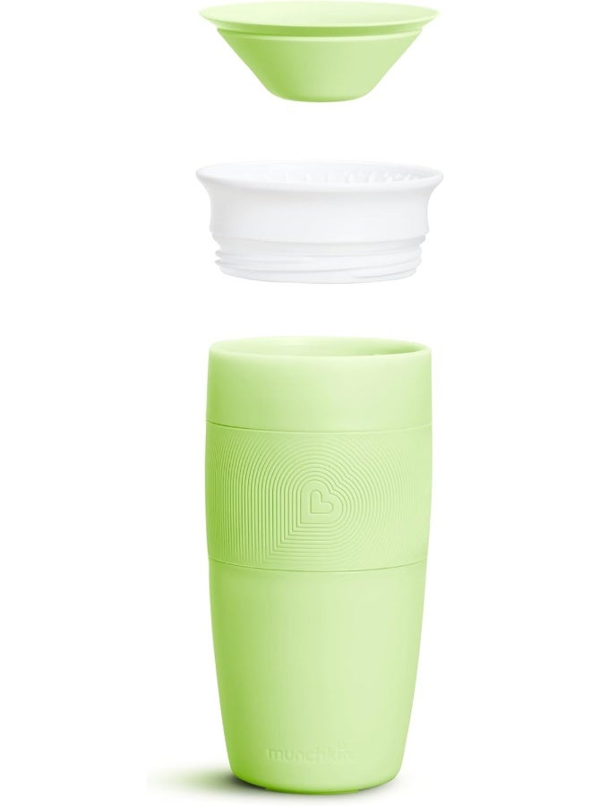 مونشكين Munchkin Sippy Cup for Toddlers, Miracle 360 Cup, 14 Ounce, Green - Image 3
