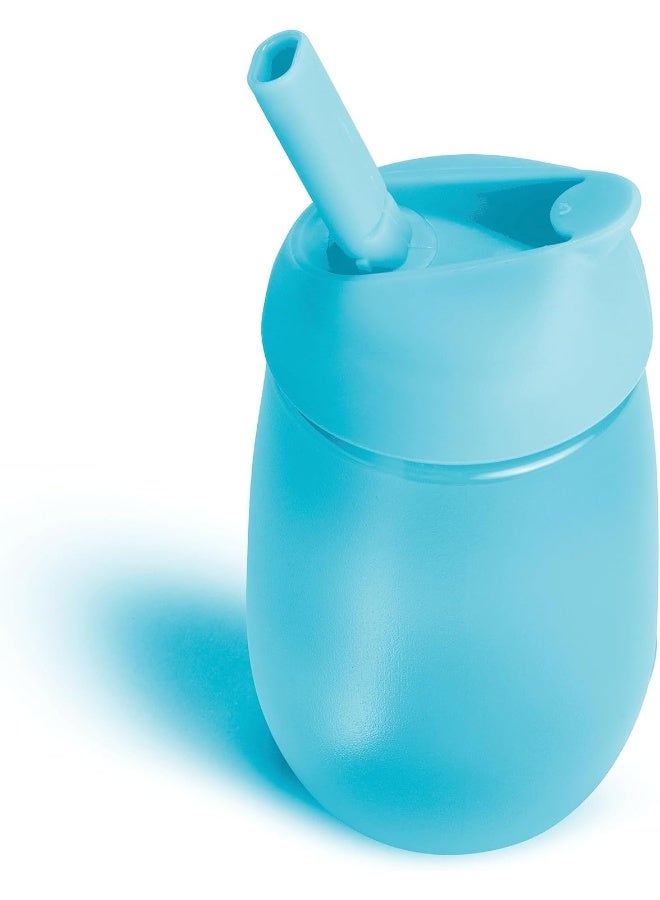 مونشكين كوب شرب للأطفال من مانشكن® سهل التنظيف™ مع قشة سهلة التنظيف، 10 أونصات، عبوة من 2، أزرق/أخضر - Image 3