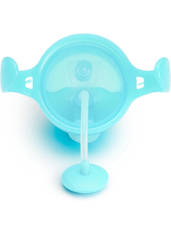 مونشكين Munchkin Any Angle Sippy Cup for Toddlers, Weighted Straw Trainer Cup with Click Lock Lid, 7 Ounce, 2 Pack, Pink/Purple - Image 5