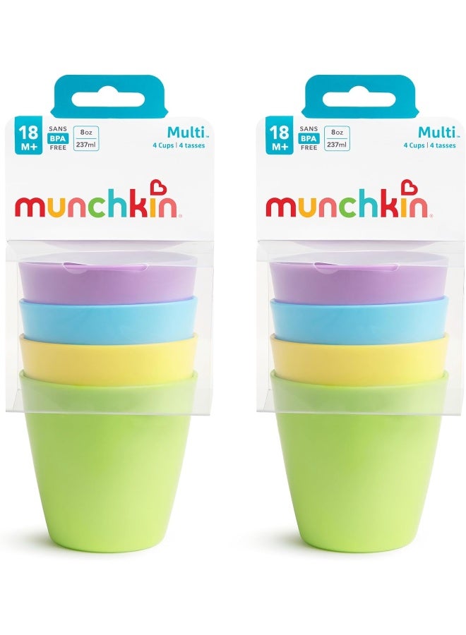 مونشكين Munchkin® Multi™ Open Training Toddler Cups, 8 Ounce, 8 Pack - Image 5