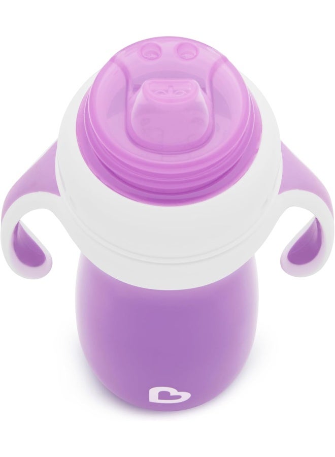 مونشكين كوب شرب مunchkin® جنتل™ مع مقبض تدريب، 10 أونصات، بنفسجي - Image 3