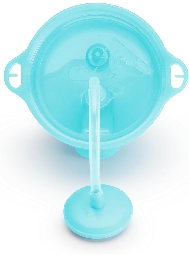 مونشكين Munchkin Any Angle Sippy Cup for Toddlers, Weighted Toddler Straw Cup with Click Lock Lid, 10 Ounce, 2 Pack, Blue/Green - Image 5