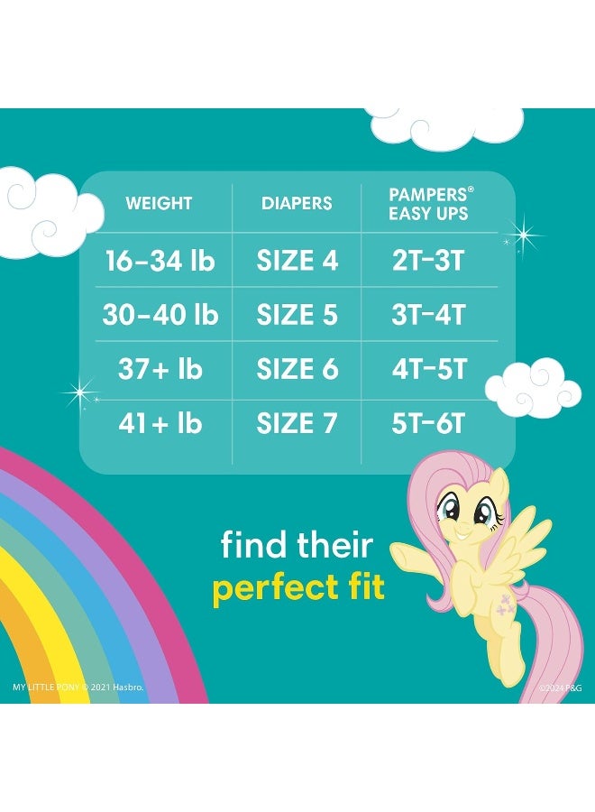 بامبرز حفاضات بامبرز إيزي أبس التدريبية للفتيات، مقاس 3T-4T، 5 حفاضات، 124 قطعة - Image 4