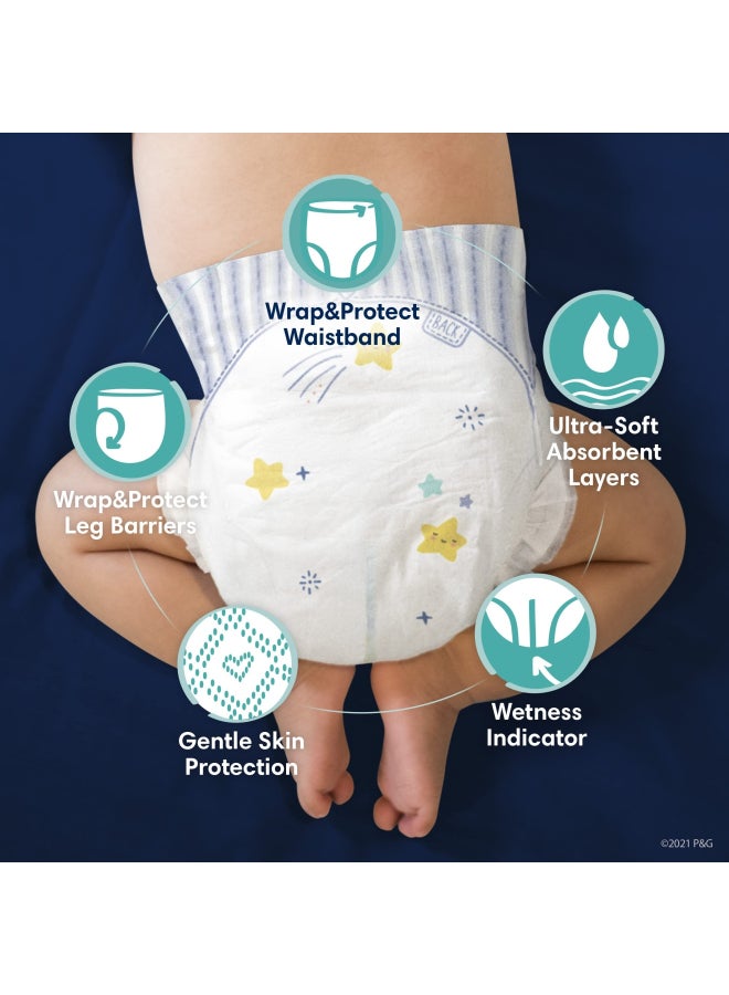 بامبرز حفاضات سوادلرز الليلية حجم 4 عدد 58 حفاضة قابلة للتخلص منها - Image 5