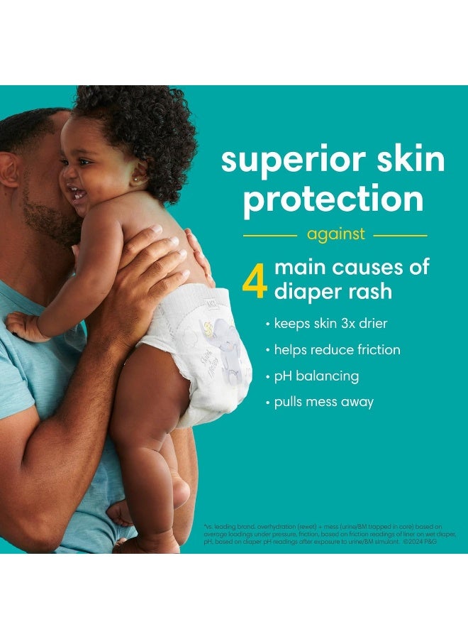 بامبرز حفاضات بامبرز سوادلرز - الحجم 7، 44 قطعة، حفاضات أطفال قابلة للتخلص منها فائقة النعومة - Image 4