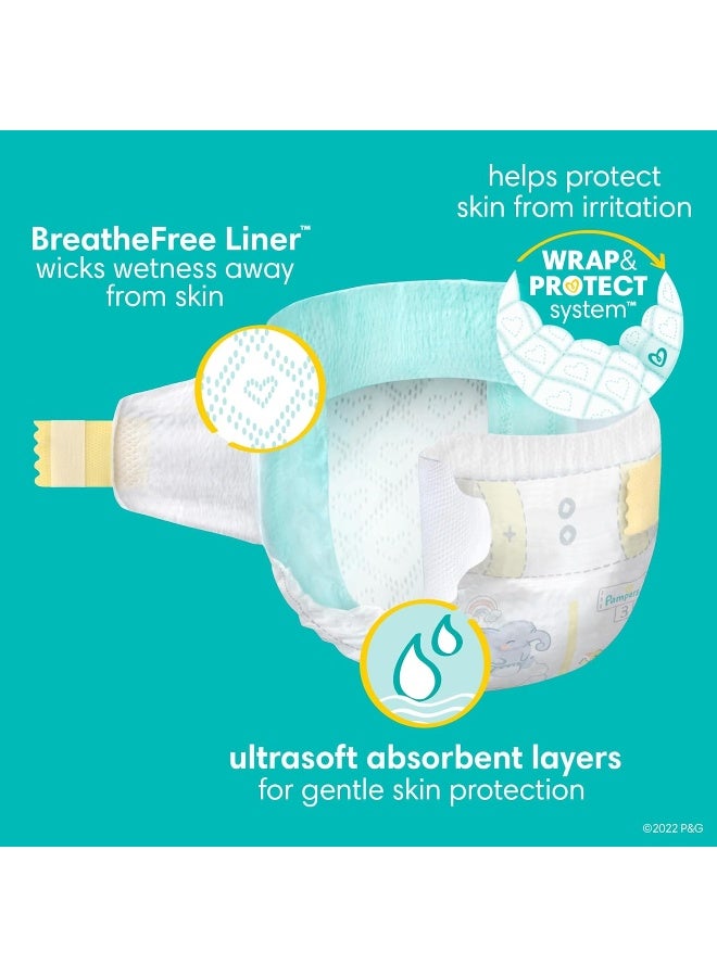 بامبرز حفاضات بامبرز سوادلرز - الحجم 7، 44 قطعة، حفاضات أطفال قابلة للتخلص منها فائقة النعومة - Image 5