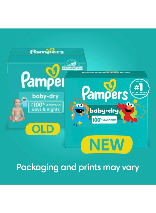 Pampers Diapers - Baby Dry - Size 5, 164 Count, Absorbent Disposable Infant Diaper (Packaging May Vary) - Image 2
