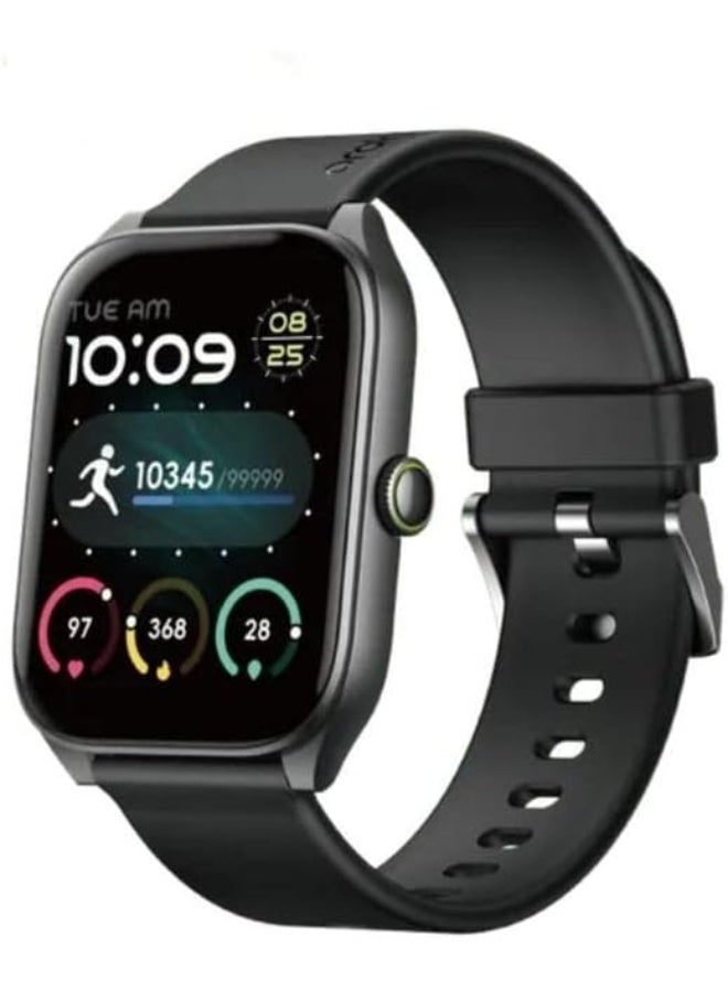 Oraimo Watch 5N with 2.01" TFT screen and supports calling and IP68 water resistance Black - Image 1