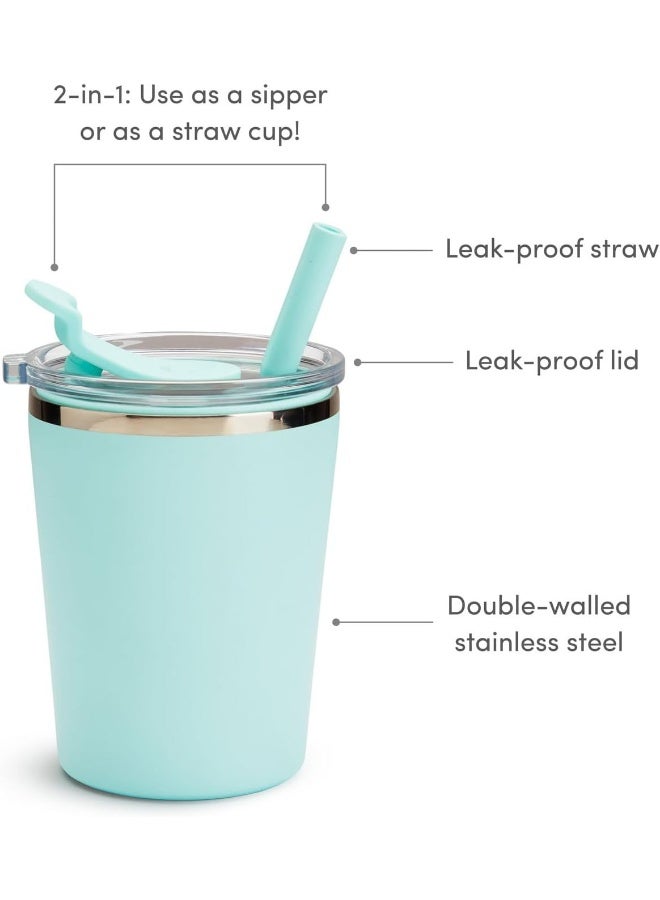 مونشكين Munchkin Steel My Heartâ„¢ 2-in-1 Toddler Sippy Cup Tumbler - Image 2