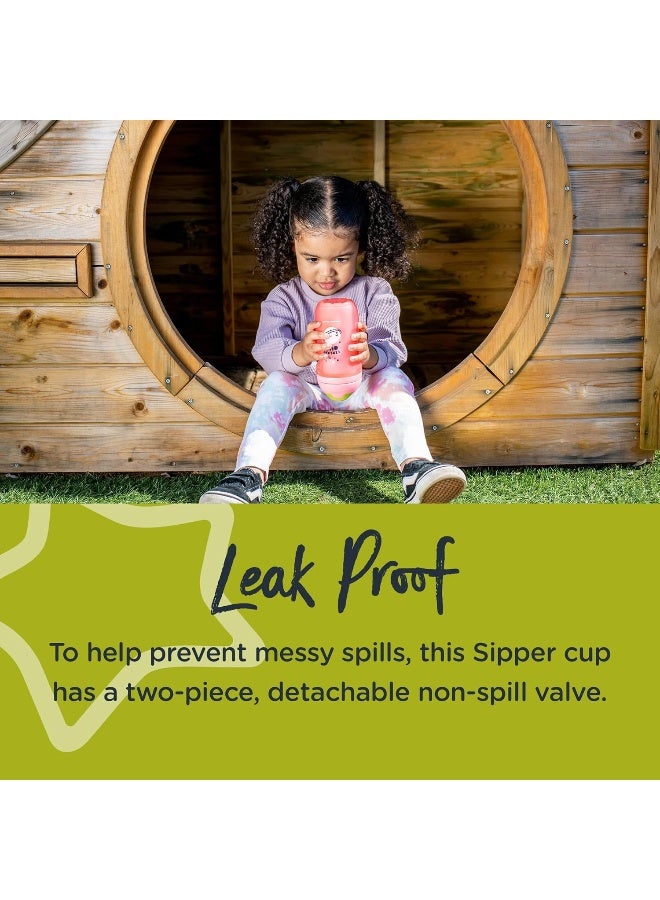 تومي تيبي Tommee Tippee Insulated Sippee Cup, Water Bottle for Toddlers, Spill-Proof | 9oz, 12m+, 3 Pack (Pink, Green & Orange) - Image 3