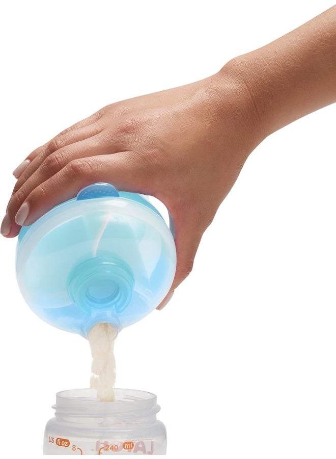 مونشكين حافظة حليب مunchkin®، خالية من BPA، 3 أقسام سعة 9 أونص، زرقاء، عبوة من 2 - Image 3