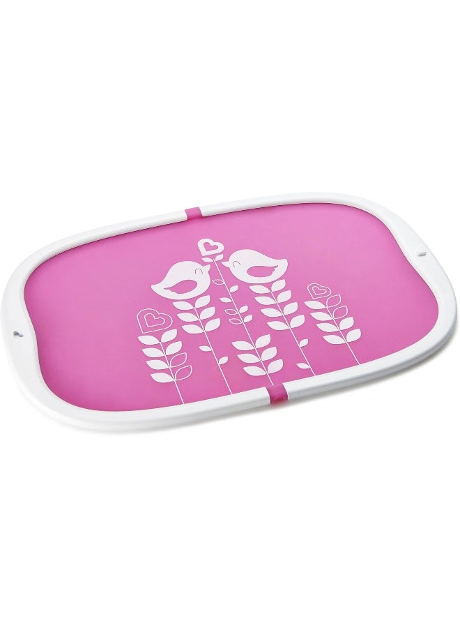 مونشكين Munchkina Goa Snap Shut Silicone Placemat for Kids, Pink - Image 1