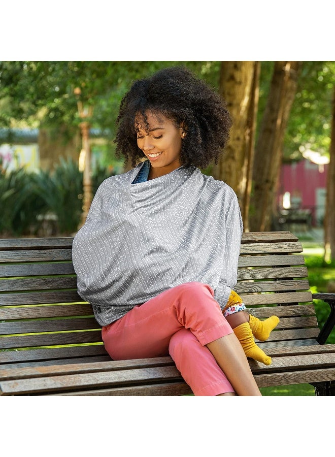 مونشكين Munchkin Brica XtraGuard 5-in-1 Car Seat Cover and Nursing Cover, Grey - Image 3