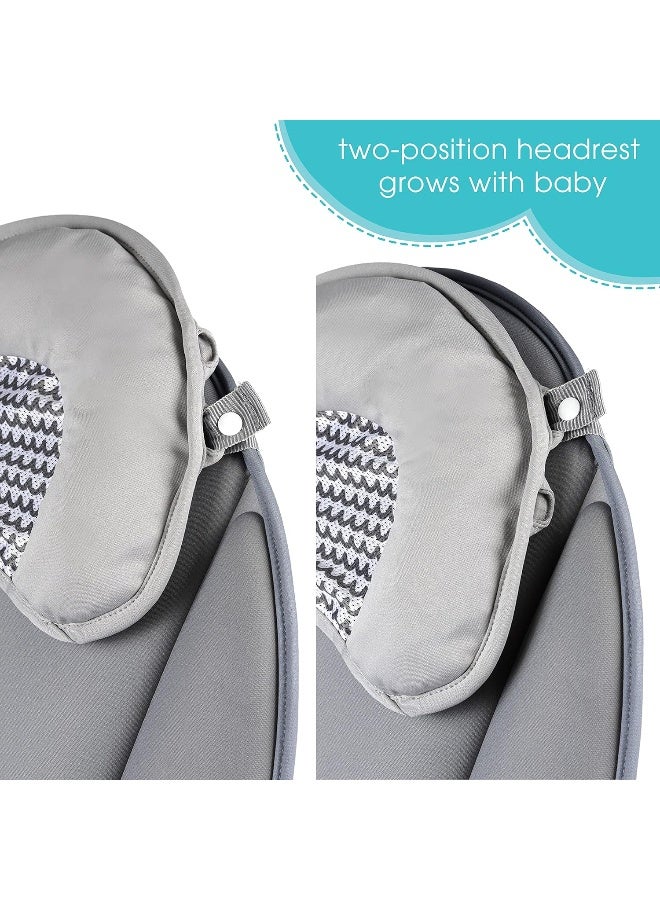 سامر إنفانت Summer Infant Snug Support in-Sink Bather – Bathe Newborns up to 6 Months with Confidence Right in The Sink - Compression-Molded Foam Baby Bath Sink Cushion is Adjustable and Includes Anti-Slip Grips - Image 3