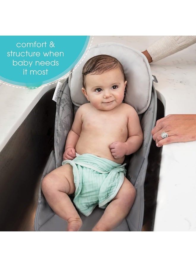 سامر إنفانت Summer Infant Snug Support in-Sink Bather – Bathe Newborns up to 6 Months with Confidence Right in The Sink - Compression-Molded Foam Baby Bath Sink Cushion is Adjustable and Includes Anti-Slip Grips - Image 2