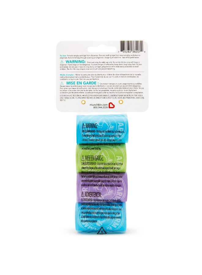 مونشكين Munchkin® Arm & Hammer Diaper Bag Refills, 4 Pack, 48 Bags - Image 3