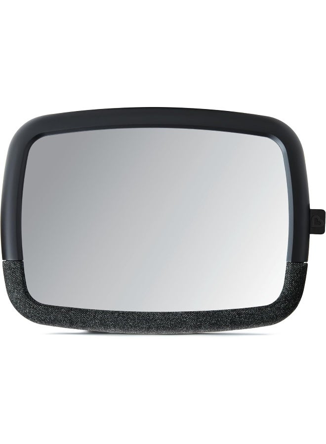 مونشكين Munchkin® Baby Car Mirror, Pivot 360 Baby in-Sight® Adjustable Auto Mirror for Rear Facing Carseats, Black - Image 1