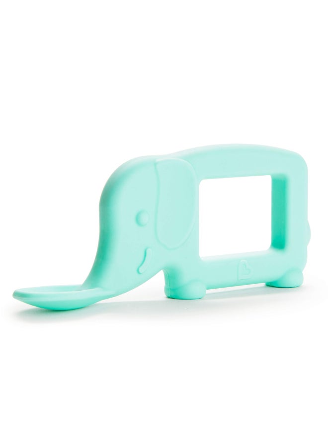 مونشكين ملعقة عضاضة سيليكون مunchkin® توون™ للأطفال، فيل، نعناعي (كما تم عرضه في برنامج شارك تانك) - Image 2