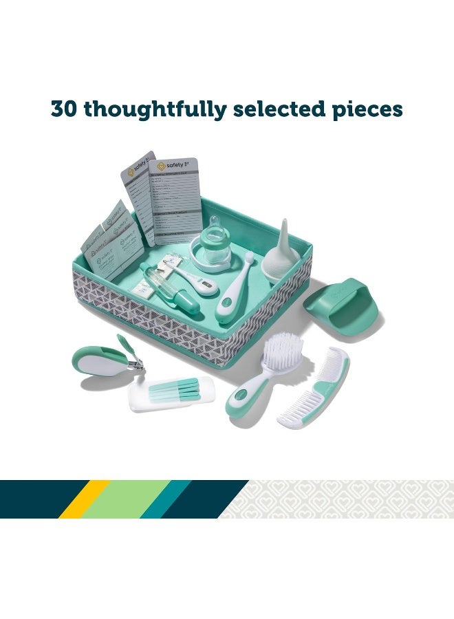 Safety 1st Nursery Care Health & Grooming Kit, Pyramids Aqua, One Size - Image 3