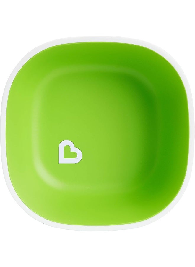 مونشكين MunchkinÂ® Splashâ„¢ Baby and Toddler Bowl, Green - Image 1