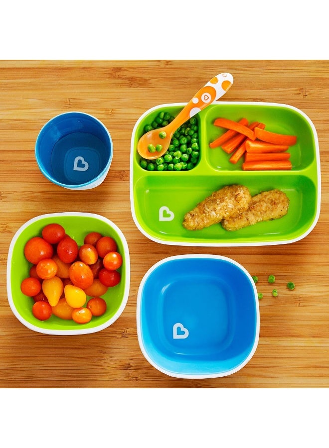 مونشكين MunchkinÂ® Splashâ„¢ Baby and Toddler Bowl, Green - Image 2