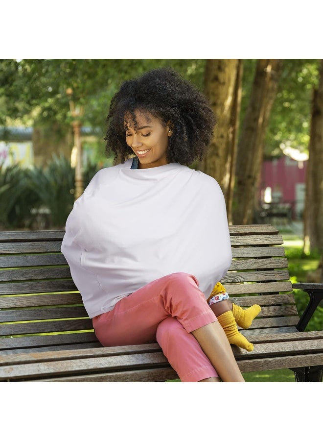 مونشكين Munchkin Milkmakers 5-in-1 Nursing Cover, Pale Peach - Image 2