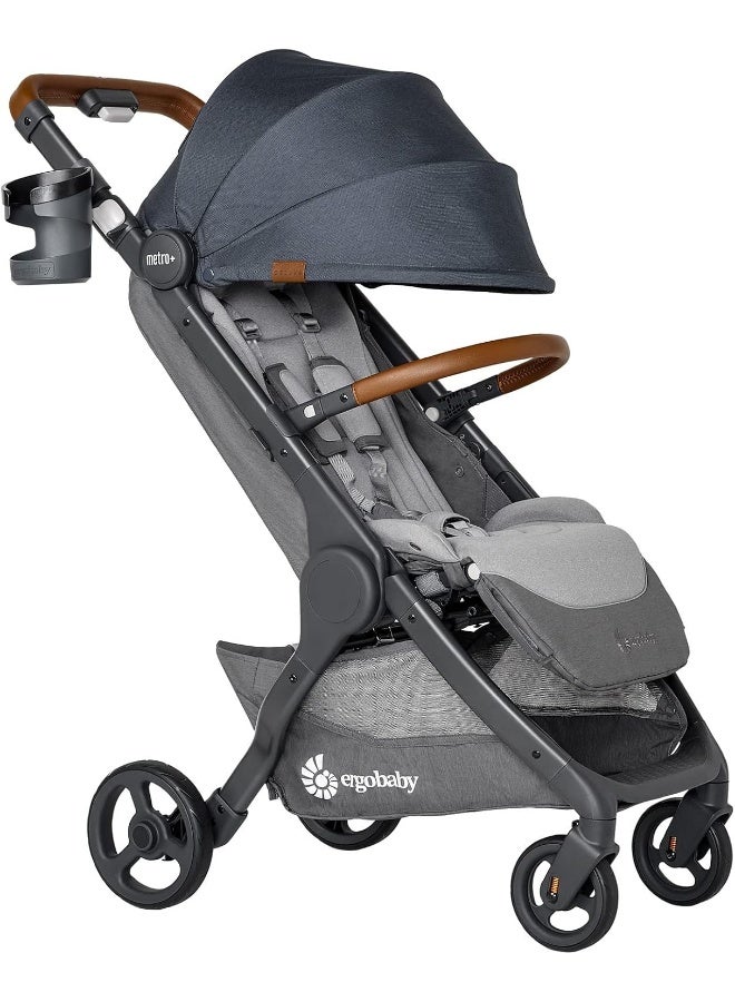 إيرجوبيبي Ergobaby Metro+ Stroller Cup Holder Accessory, Grey - Image 2