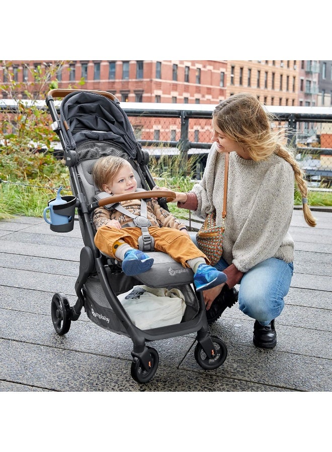 إيرجوبيبي Ergobaby Metro+ Stroller Cup Holder Accessory, Grey - Image 3