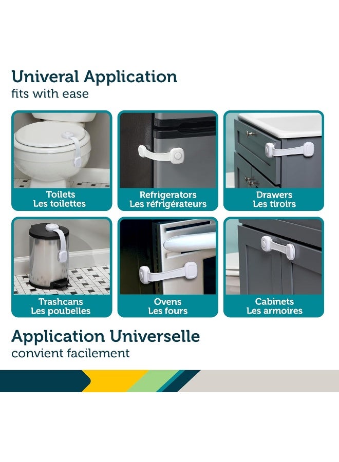 Safety 1st OutSmart Multi Use Lock, White - Image 5