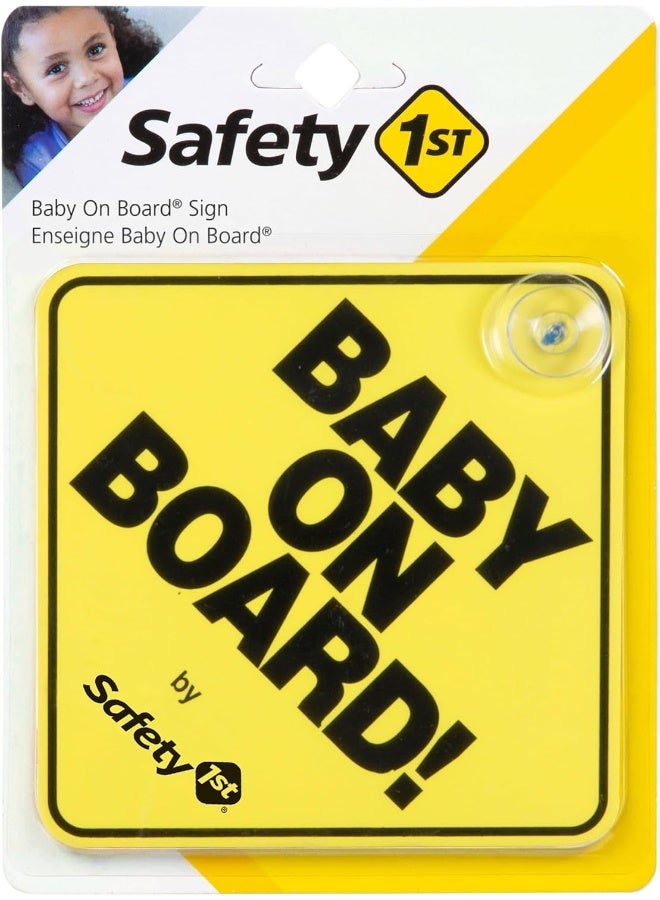 Safety 1st Baby On Board Sign - Image 1