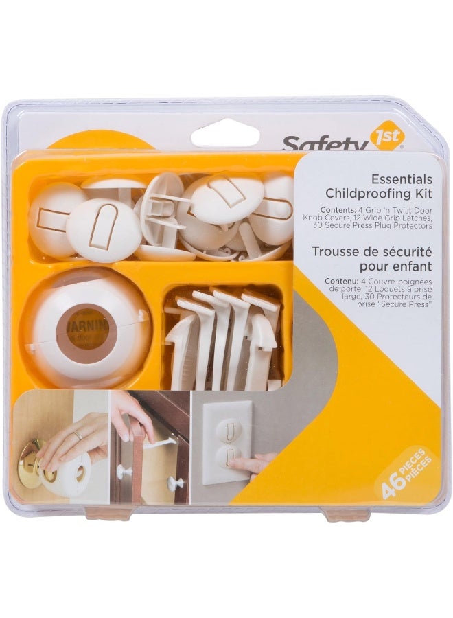 سيفتي فيرست Safety 1st Essentials Childproofing Kit, 46 Pack - Image 1