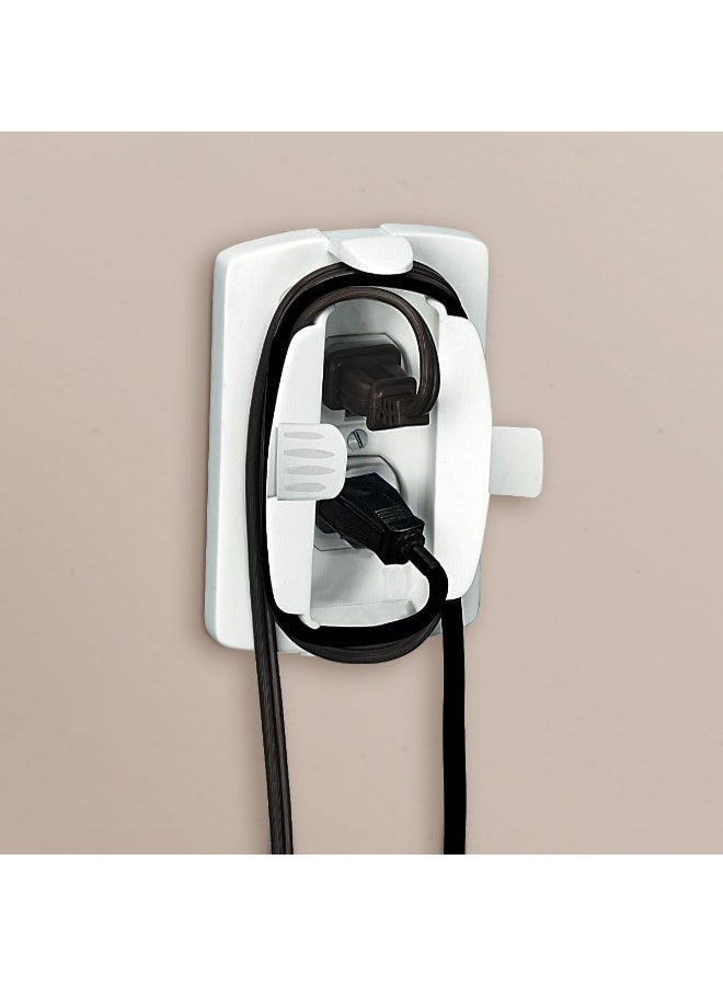Safety 1st Outlet Cover/Cord Shortner, White, 4PK, One Size - Image 3
