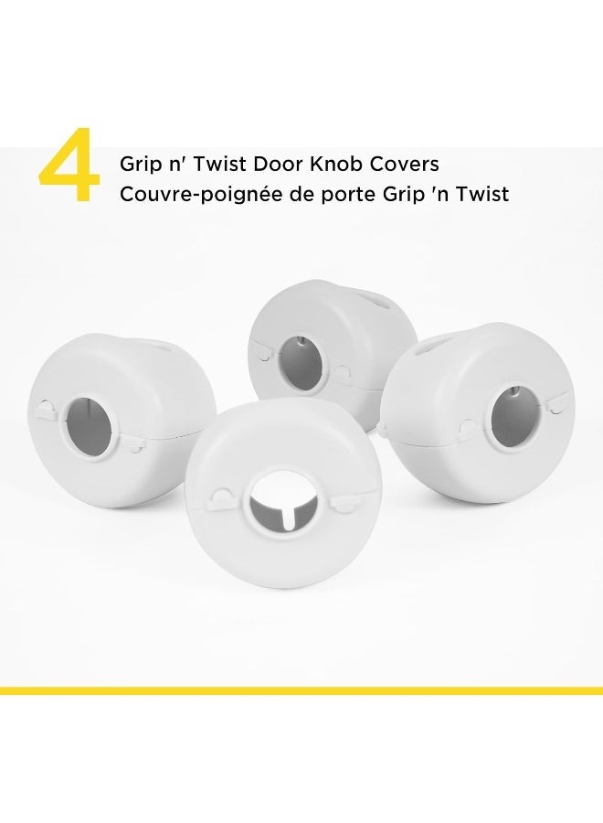 Safety 1st Grip N' Twist Door Knob Cover, 4-Count - Image 3