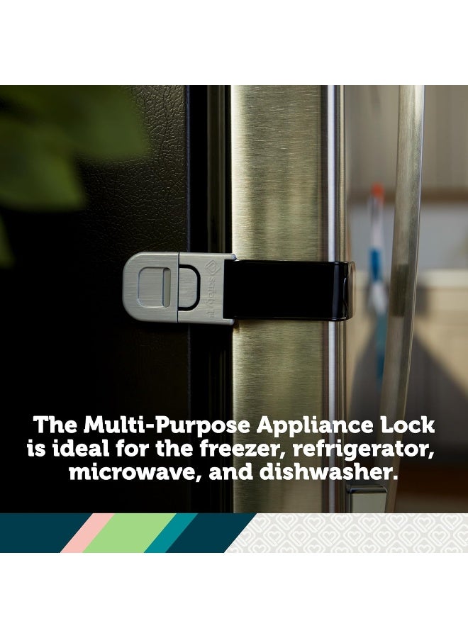 سيفتي فيرست Safety 1st Multi-Purpose Appliance Lock Decor, 2-Count - Image 3