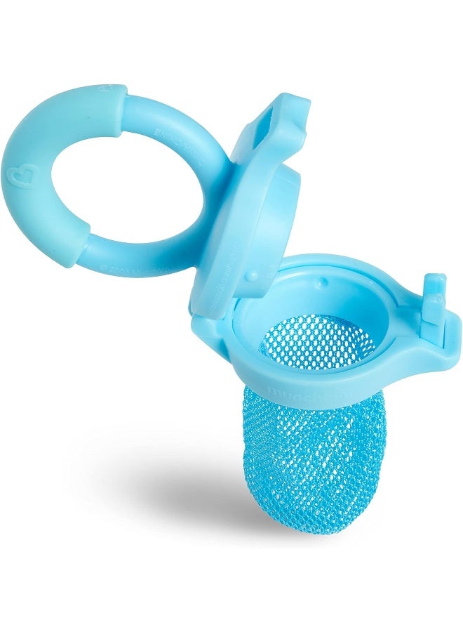 مونشكين Munchkin Baby Feeder for Fresh Food and Fruit, 2 Pack, Blue/Mint - Image 2
