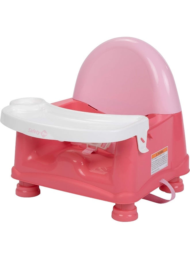 Safety 1st Easy Care Swing Tray Feeding Booster, Coral Crush, One Size - Image 1