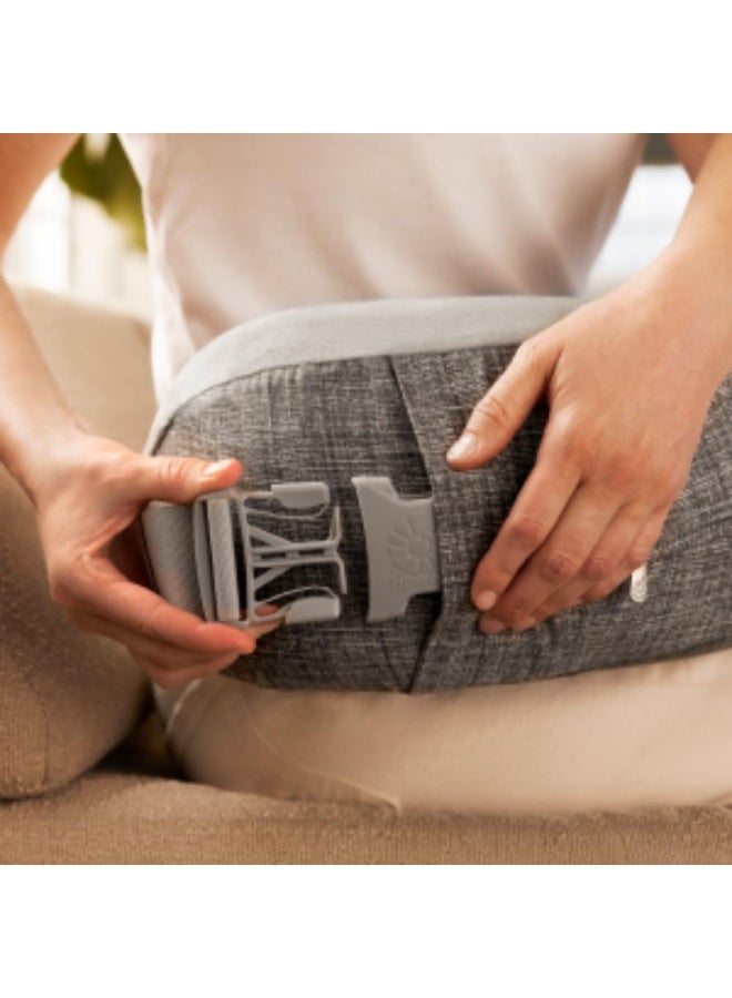 إيرجوبيبي وسادة إرضاع إيرغوبابي ذات المنحنى الطبيعي مع حزام، رمادي - Image 5