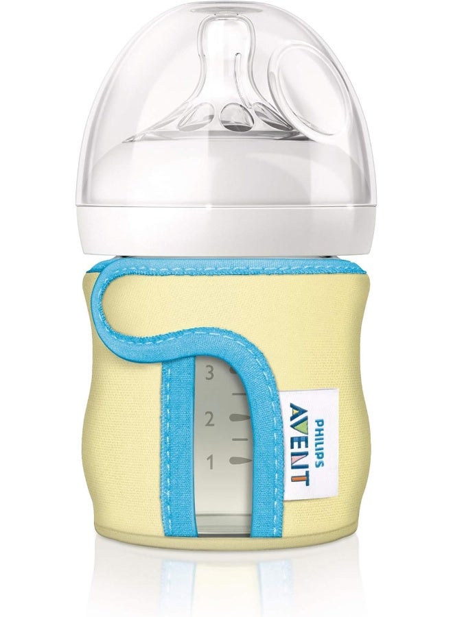 غلاف زجاجة حليب الأطفال من فيليبس أفيت 4 أونصات، عبوة من 1، SCF675/01، (قد تختلف الألوان)