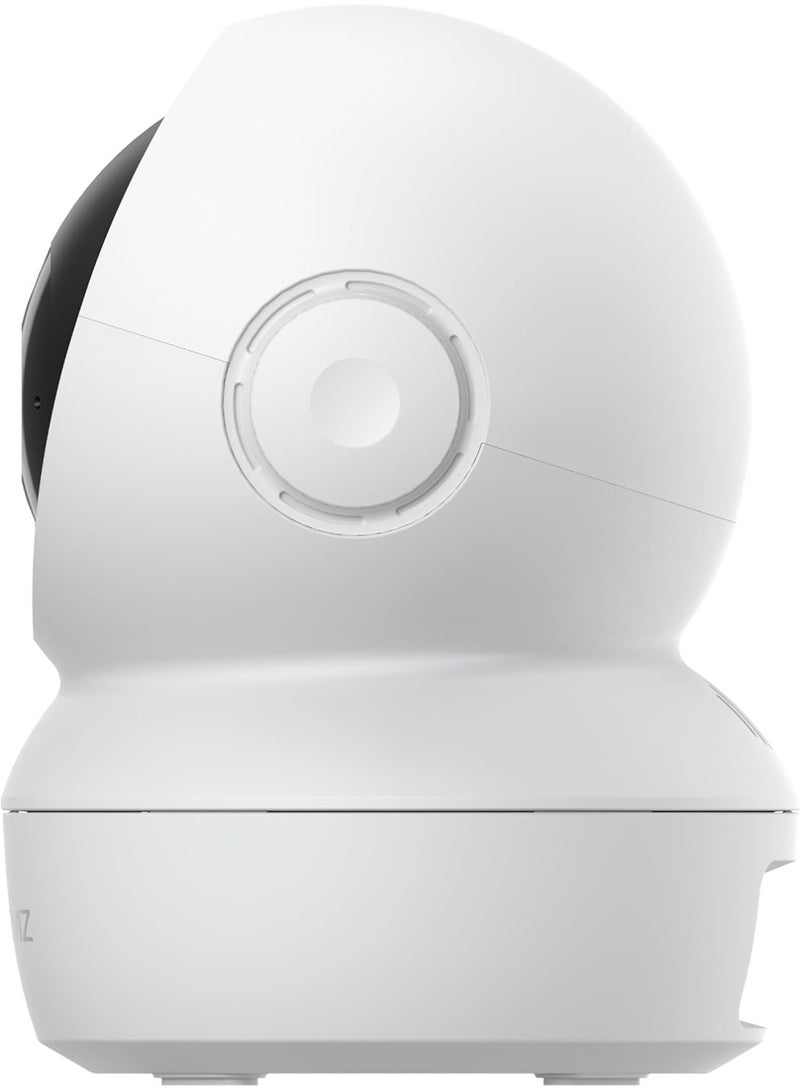 EZVIZ 3MP H6c Pro Pack Of 2 Wi-Fi Smart Home Security Camera White Baby Monitor Surveillance Camera With Motion Detection Smart Tracking Two Way Audio Night Vision Remote Control Works With Alexa, White - Image 3