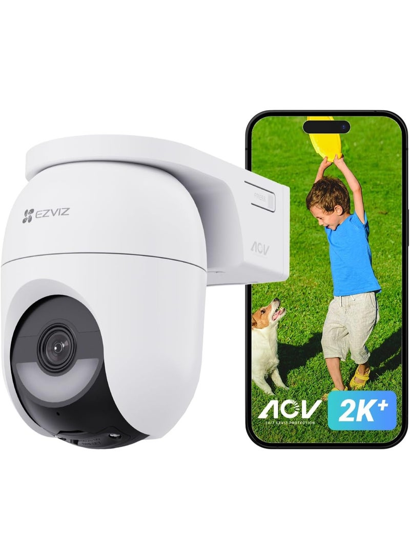 EZVIZ CB8 Lite Security Camera, 2K⁺/4MP Outdoor Battery Camera, 360° Wi-Fi Camera, Always-On Video, Human/Vehicle Detection, Weatherproof, Color Night Vision, Two-Way Talk - Image 1