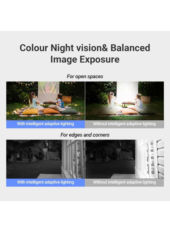 EZVIZ CB8 Lite Security Camera, 2K⁺/4MP Outdoor Battery Camera, 360° Wi-Fi Camera, Always-On Video, Human/Vehicle Detection, Weatherproof, Color Night Vision, Two-Way Talk - Image 3