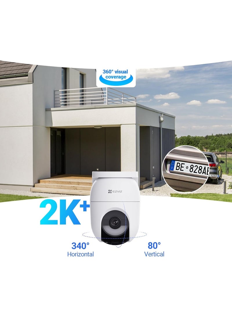 EZVIZ CB8 Lite Security Camera, 2K⁺/4MP Outdoor Battery Camera, 360° Wi-Fi Camera, Always-On Video, Human/Vehicle Detection, Weatherproof, Color Night Vision, Two-Way Talk - Image 5